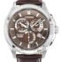 BL8160-07X Citizen Eco-Drive sat s prikazom mehanizma, Perpetual GMT, kožni remen smeđi brojčanik, 100M, muški