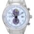 CA7028-81A Muški sat sa prikazom mehanizma, Eco-Drive kronograf, od nehrđajućeg čelika, bijeli brojčanik, 100M vodootporan