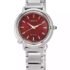 EM1090-78X Citizen L Eco-Drive, Nehrđajući čelik, Crveni brojčanik, Ženski sat