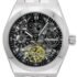 I12901 Ingersoll Broadway Dual Time Automatski Sat za Muškarce, Crni Skeletni Brojčanik