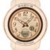 BGA-290SA-4A Casio Baby-G Analogni Digitalni Sat s Resin Remenom, Ružičasto Zlatni Brojčanik, Kvarcni, 100M, Ženski