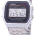 U891 Obnovljeni Casio Vintage digitalni sat od nehrđajućeg čelika s kvarcnim mehanizmom, model A159WA-N1DF, muški