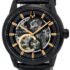 98A283 Bulova Klasični Sutton Crni Sat s Prikazom Mehanizma za Muškarce