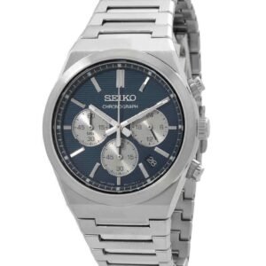 SSB453P1 Seiko Sportski Kronograf, Nehrđajući Čelik, Plavi Brojčanik, Kvarc, 100M, Muški Sat