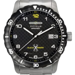 Z7266M5set Zeppelin Noćna vožnja Alain Robert limitirano izdanje automatski ronilački sat s prikazom mehanizma, dodatnom trakom