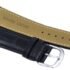 LS6 Crni kožni remen za sat, 22mm