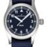 H69301940 Hamilton Khaki Field Sat s Tekstilnom Narukvicom Plavim Brojčanikom Kvartznim Uniseks Sat