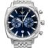 AR11688 Emporio Armani kronograf, sat od nehrđajućeg čelika s plavim brojčanikom, kvarcni muški sat